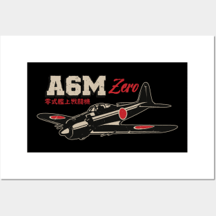 A6M Zero | World War 2 Japanese Plane Vintage Posters and Art